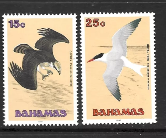 Bahamas 1991 Birds 2 x Values