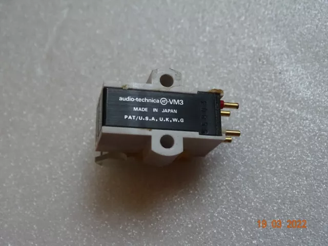 Audio-Technica AT VM 3 Tonabnehmer  mit Original Nadel -