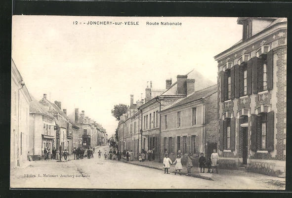 CPA Jonchery-sur-Vesle, National Road