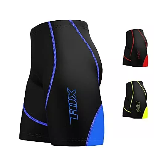 FDX Mens Cycling Shorts Breathable Anti Bac Padded MTB Biking Cycling Shorts