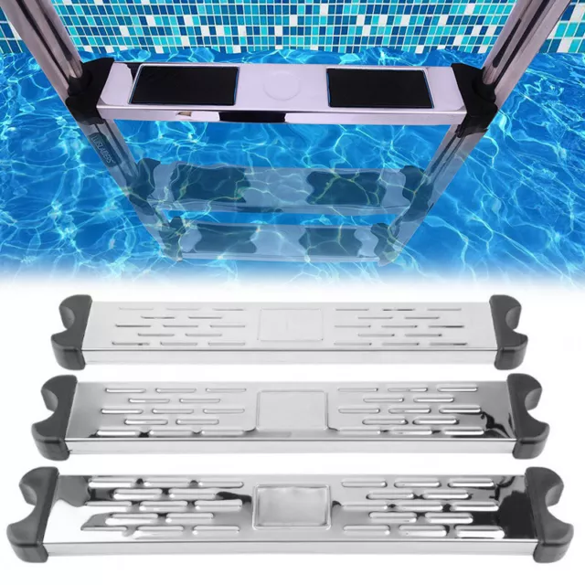 Replacement Swimming Pool Pedal 304 Stainless Steel Ladder Rung Step Anti-Slip