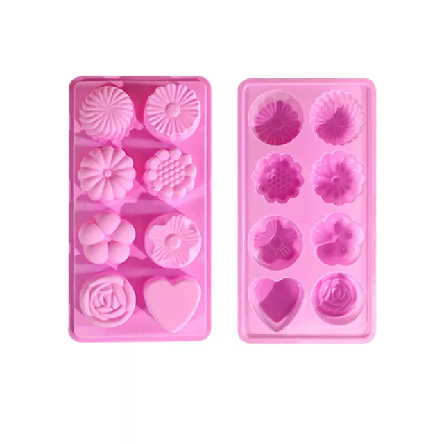 Heart-shaped Silicone Mold Fondant Cake Decor Chocolate Baking Soap Ice DIY  SN❤