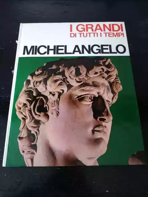 Libro i Grandi di Tutti i Tempi Michelangelo Numero 6 Mondadori