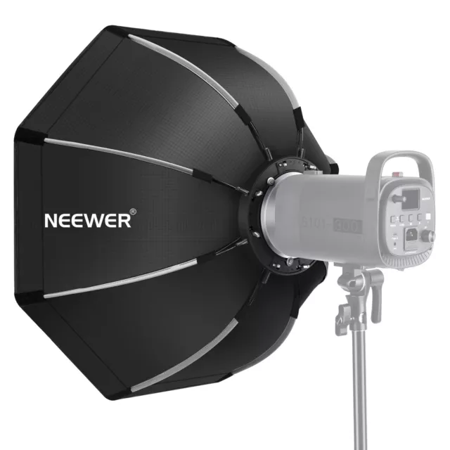 Neewer 35.4 inch Foldable Octagonal Softbox with Bowens Mount Speedring and Bag