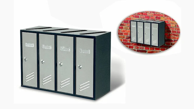 Casellari Postali Blinky In Alluminio Ramato - Modello Componibile Per Interni - Foto 11