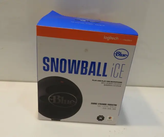 Blue 988-000067 Snowball iCE Condenser Microphone, Cardioid - Black