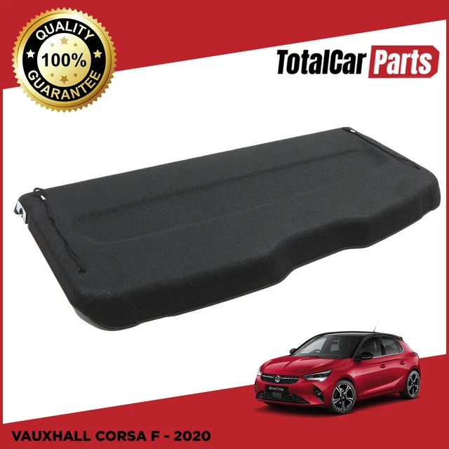 BLACK FIXED BOOT Parcel Shelf Storage Rear Load Cover For Vauxhall