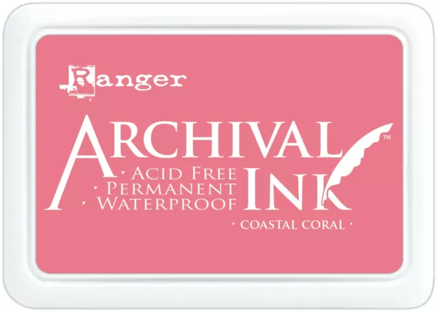 Ranger Archival Ink Pad #0-Coastal Coral AIP-69300