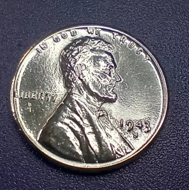 1943 S Wartimr Zinc on Steel Cent, San Francisco ACTUAL COIN, NO RESERVE 3512