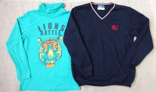 LOT V TEMENTS GAR ON 1 pull 1 t shirt