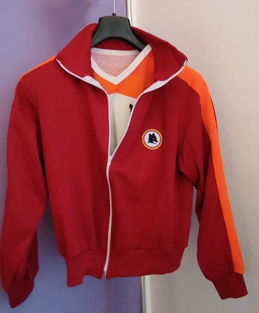 Tuta De Foot Vintage AS Roma - Années 2000 - Kappa - Authentique D'Occasion