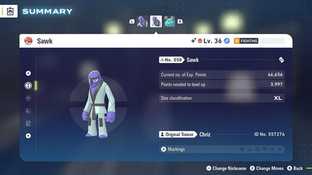 Pokémon Go Shiny Sawk Trade - Safe Transfer to Your Account