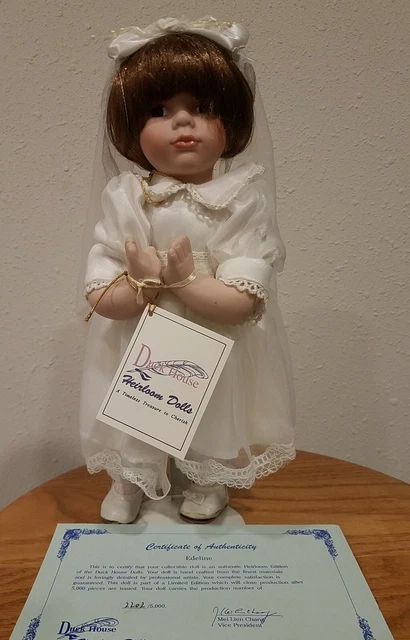 New Duck House Heirloom Authentic Edeline Doll Limited Edition