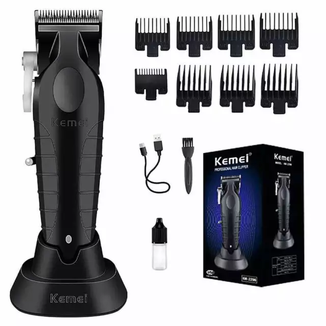 Kemei Cordless Electric Hair Trimmer Clipper Professional Barber Cutting Machine