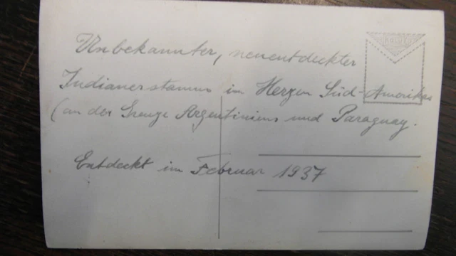 AK Indianerstamm aus Südamerika endeckt 1937 4