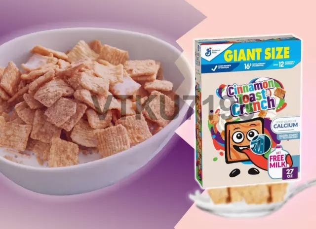 General Mills Cinnamon Toast Crunch - American Cereal Import - GIANT SIZE - USA