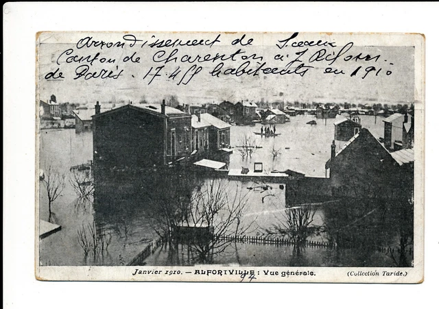 C14160 - Une Carte Postale Ancienne - ALFORTVILLE INONDÉ - Vue générale