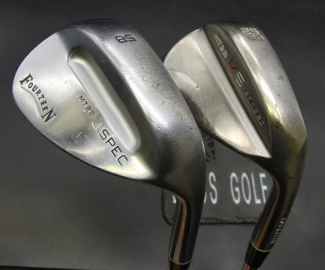 Set of 2 Fourteen MT-28 51°&53° Gap Wedges Wedge Flex+ Extra Stiff Steel Shafts Set of 2 Fourteen MT-28 51°&53° Gap Wedges Wedge Flex+ Extra Stiff Steel Shafts