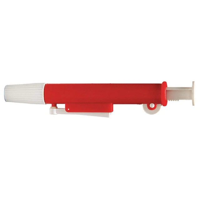 GRAINGER APPROVED PPMP25 Pipette Pump, 25ml,Red