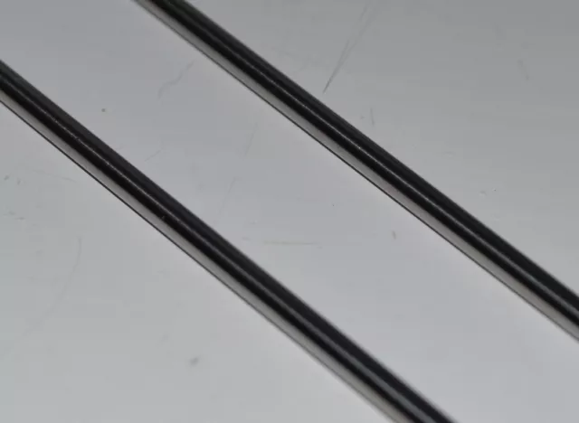 Aluminium alloy Round Bar Rod x2 3mm 1/8" dia x 304mm 6082 t6 he30 shaft