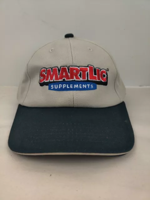 Vintage Smartlic Supplements Feed Farm AG Trucker Hat Strapback Cap NOS NWOT