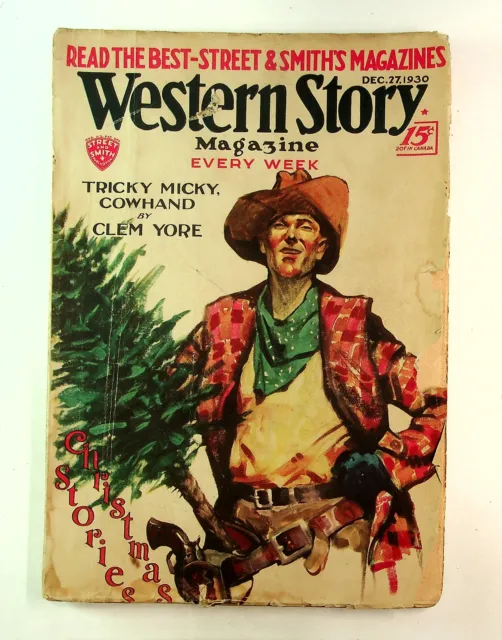 Western Story Magazine Pulp 1st Series Dec 27 1930 Vol. 100 #6 FR