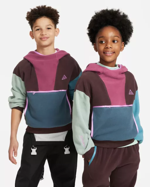 Felpa Nike ACG Icon Fleece bambini più grandi DQ8730-227 unisex escursionismo