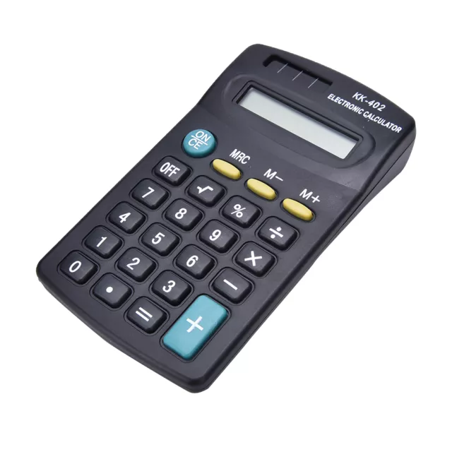 Mini calculatrice électronique de poche à 8 chiffres alimenté par batterie