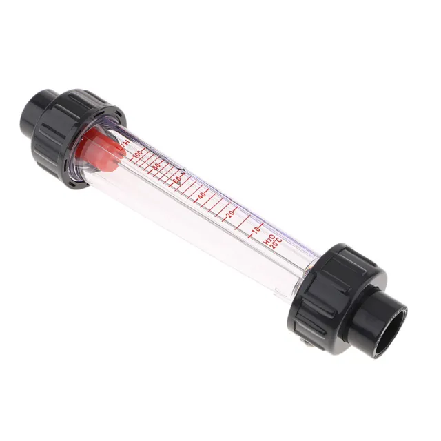Wasser Flüssigkeit Durchfluss Messrohr Rotameter Durchflussmesser 10 100L / H 3