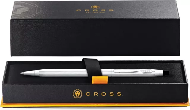 Cross Classic Century Lustrous Chrome Ballpoint Pen, Model Number: 3502 3