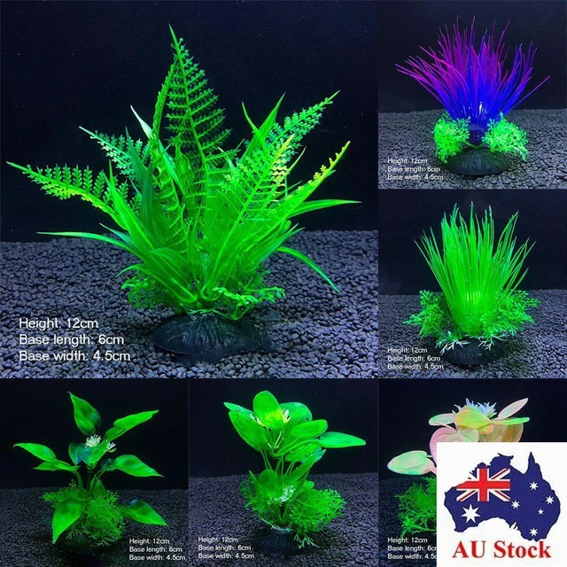 AQUATIC GRASS DECORATION Artificial Aquarium Plants Water Weeds