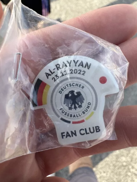 PIN Fanclub DFB Japan - Deutschland 23.11.2022 Doha Nationalmannschaft WM