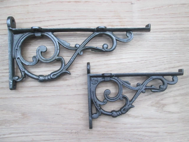 Cast Iron Ornate Fancy Victorian Shelf Support Book Sink Toilet Cistern Bracket