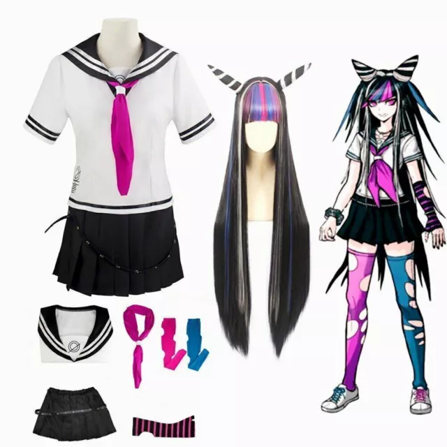 Anime Super Dangan Ronpa 2 Danganronpa Ibuki Mioda Dress Uniform Cosplay Costume