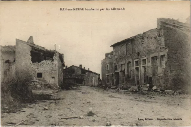 CPA HAN-sur-MEUSE bombed by the Germans (152410)