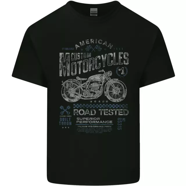 American Custom Motorcycles Motorrad Biker Herren Baumwolle T-Shirt Top