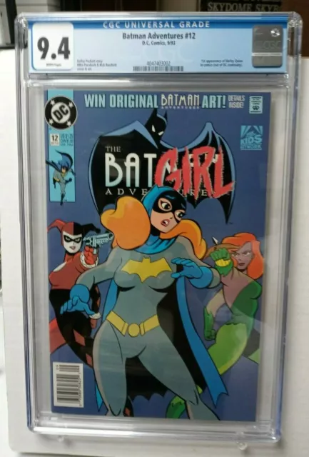 Batman Adventures #12 CGC 9.4 DC 1993 1st Harley Quinn NEWSSTAND N6 402 cm cl au