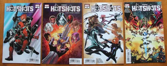 Domino: Hotshots (2019) 2-5 Marvel Comic Book Lot Deadpool Black Widow The Posse