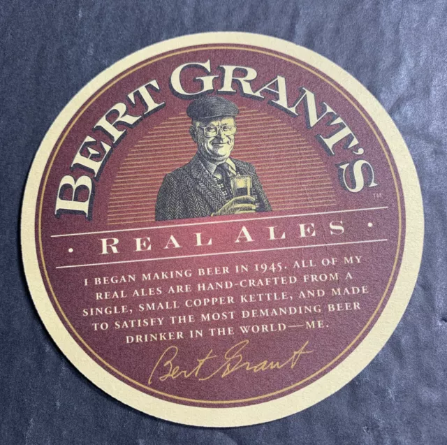 Bert Grant’s  Craft Beer Coaster Seattle ￼ Washington￼ ￼