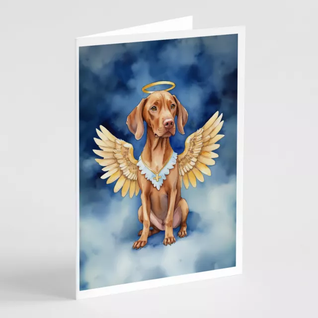 Vizsla My Angel Greeting Cards and Envelopes Pack of 8 DAC7090GCA7P