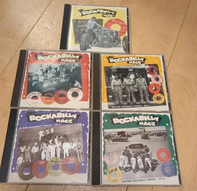 Rockabilly Race CD Vol.1〜Vol.5 ROCKABILLY RACE CD Volumes 1-5 Vintage Music Collection