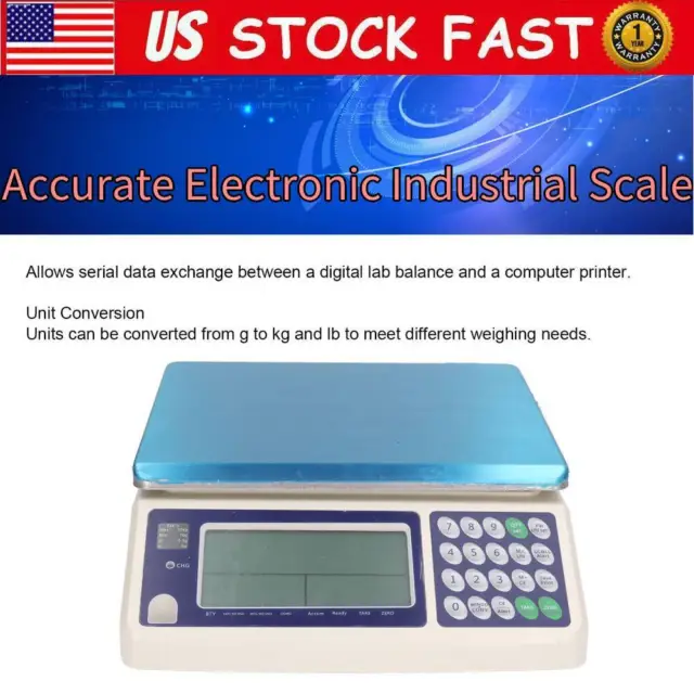 Inventory Counting Weight Scale 15kg and 0.5g Accurate Industrial Coins Piece