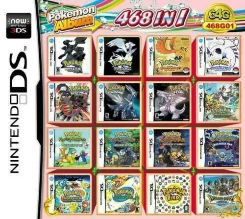 468 in 1 NDS Various Game Card Cartridge for Nintendo DS - Local Seller