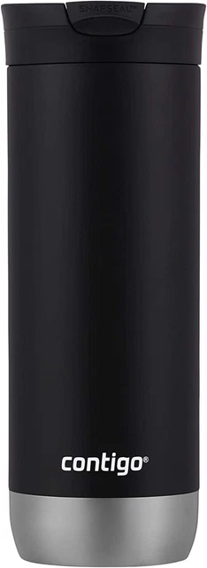 Travel Mug Contigo Leak proof Lid Stainless Steel Thermos 16fl oz Coffee Tea cup