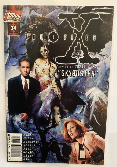 Topps The X-Files Comic Vol. 1 #34 “Skybuster” (1997) VF