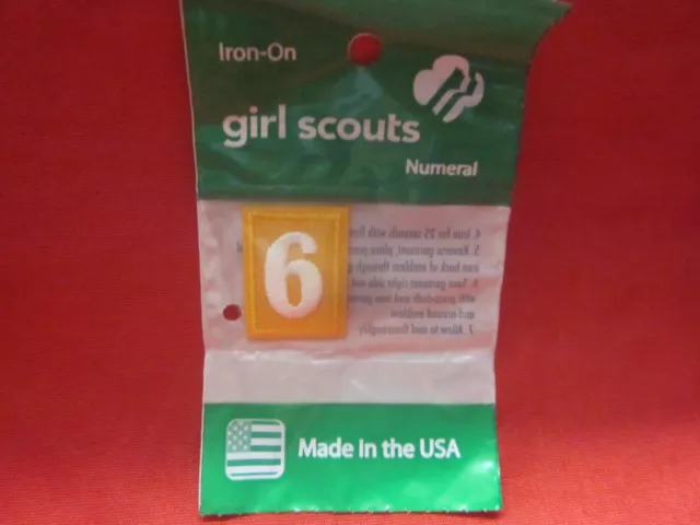 Daisy Girl Scouts Number 6 Or 9 (New)