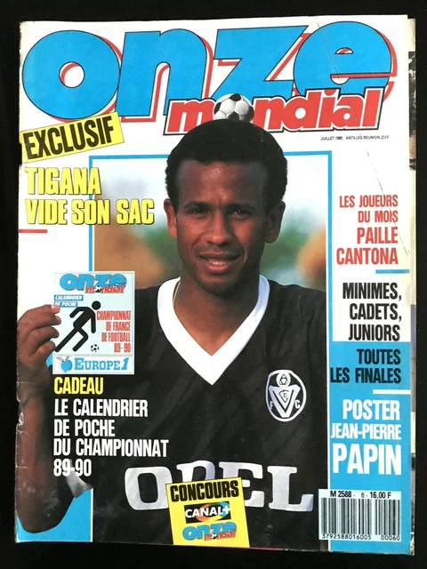 FOOTBALL MONDIAL N°97 SPÉCIAL MARSEILLE COUPE D'EUROPE 1988 + POSTER OM