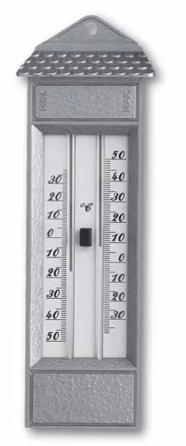TFA 10.2006 GARTENTHERMOMETER analog Temperatur Außenthermometer Metall  rostfrei EUR 19,49 - PicClick DE