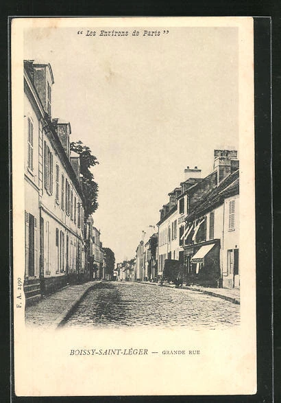 CPA Boissy-Saint-Lèger, Grande Rue, street view