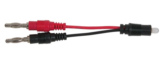 VGOL 4x 3mm Bananenstecker Kabel 25cm - Kompatibel Mit Hammant Morgan Modelleisenbahn